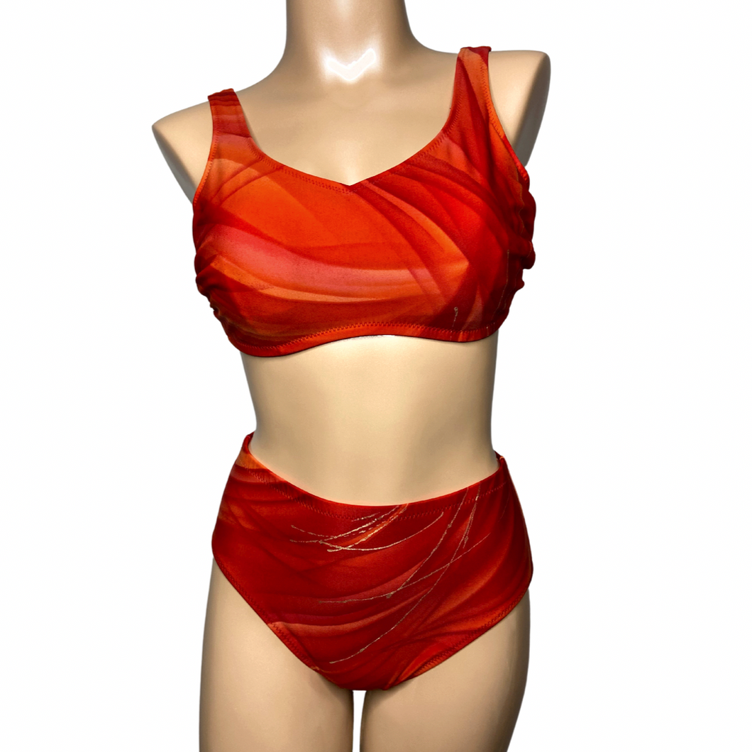 Anita Red Bikini Swim Set
