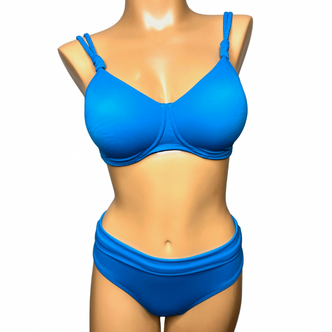 Amoena Comb Bikini Swim Set-Turquoise